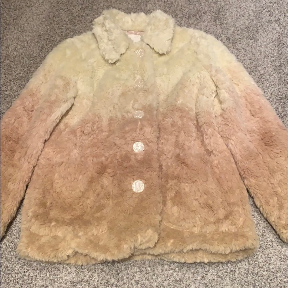 Anthropologie Faux Fur Jacket